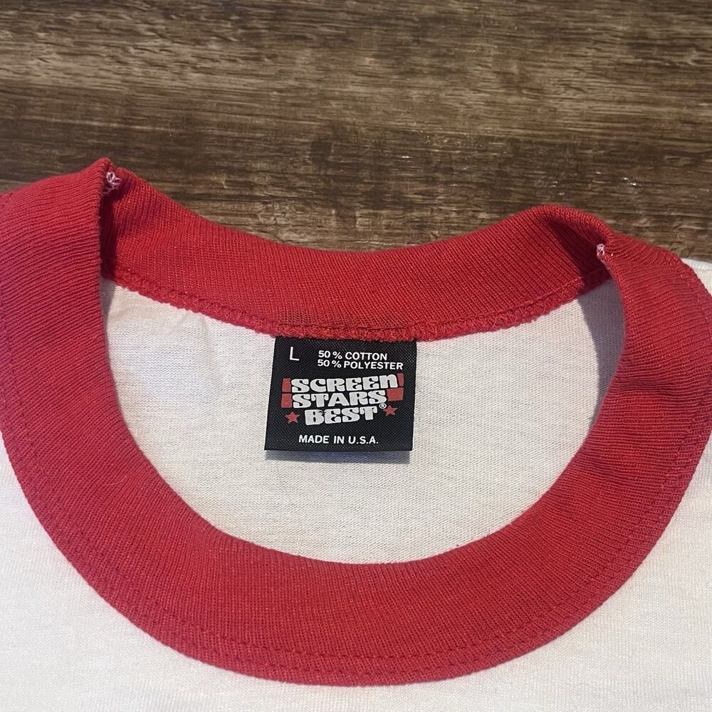 Vintage Street Rods Shirt Large White Colorful Single Stitch 1986 USA - Picture 5 of 11